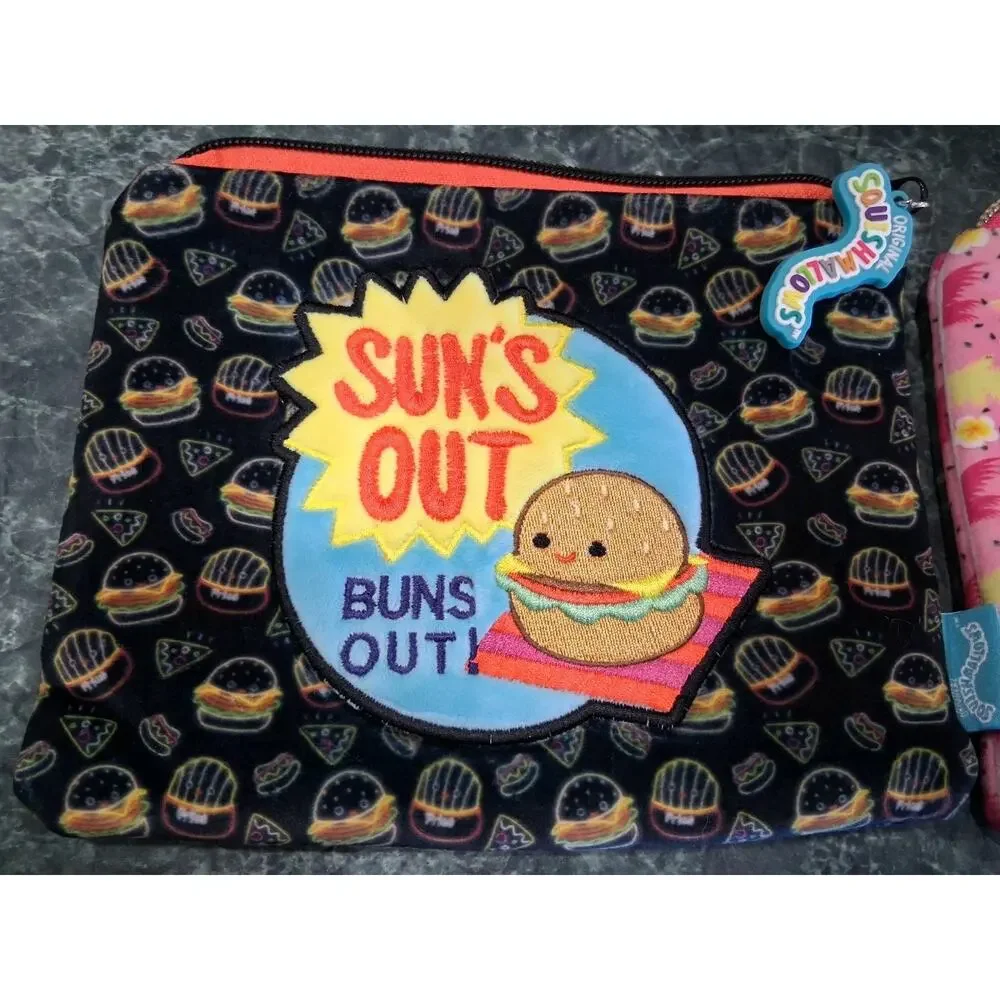 Squishmallow Soft Zipper Pencil Pouch Set Of 2 Carl & Archie School Supplies